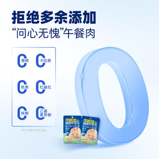 【分仓直发包邮】肉敢当鸡肉午餐肉300g（50gX6）/盒 商品图1