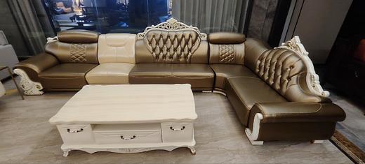 欧式仿真皮转角沙发/ZJSF 商品图2