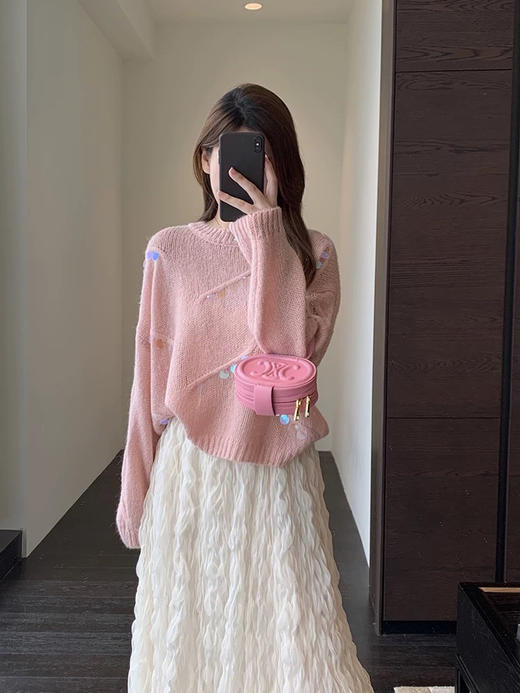 羊驼人鱼公主毛衣 商品图2