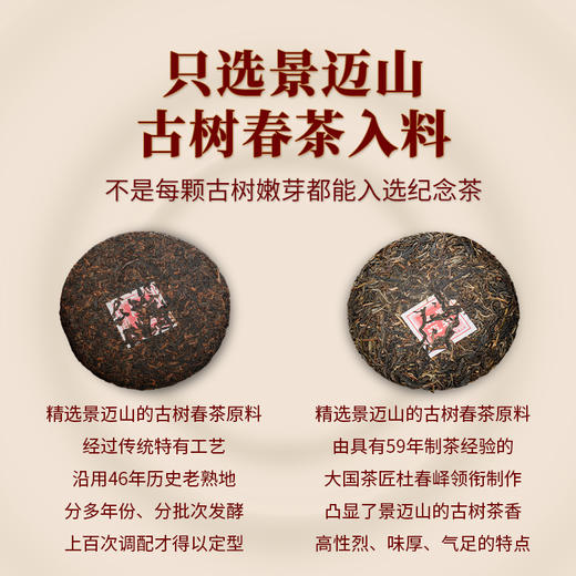 澜沧古茶2024年鼎和景迈普洱生熟茶生熟普古树茶叶送礼盒装 商品图4