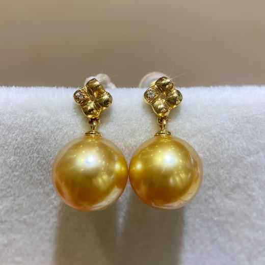 10mm-11mm 金珠耳坠 商品图1