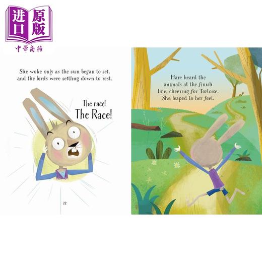 【中商原版】尤斯伯恩小读者系列 伊索寓言 Aesops Fables for Little Children 英文原版 儿童绘本 图画故事书 精装 进口童书 商品图4