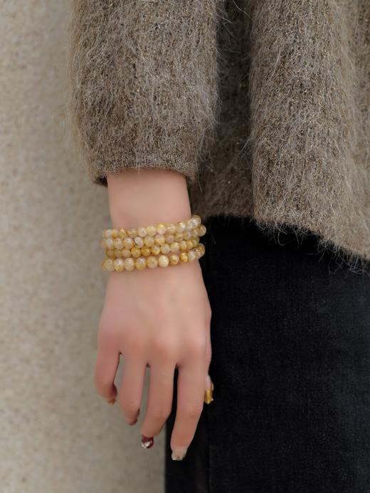 招财助事业·8mm金发晶水晶手串（3-5天左右） 商品图7