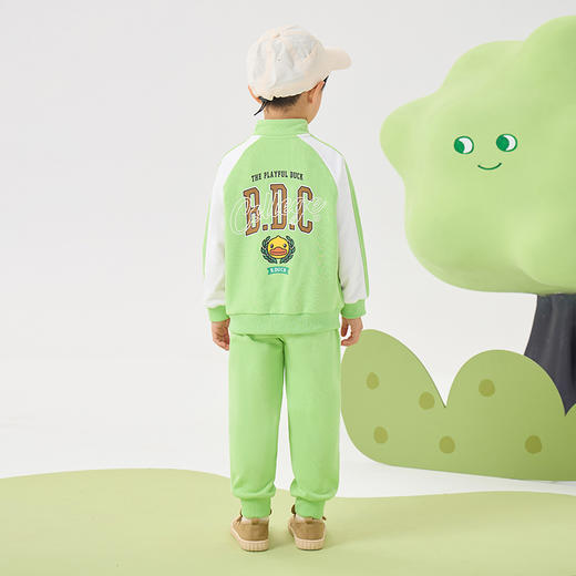 B.Duck小黄鸭童装卫衣套装春季男女童款休闲户外105-150 BF1681025 商品图4