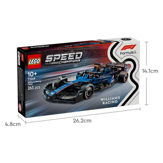 乐高LEGO 威廉姆斯车队 FW46 F1® 赛车LEGC77249 商品图5