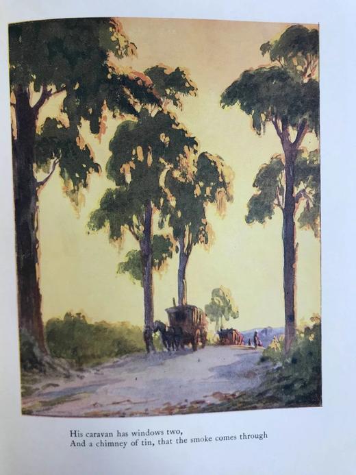 1926年 E.V.卢卡斯汇编 童心诗集 配多幅彩色插图 漆布精装32开 商品图5