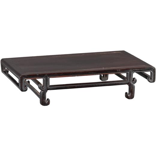 清 红木书卷式案中案摆件 商品图5