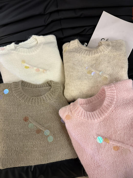 羊驼人鱼公主毛衣 商品图3