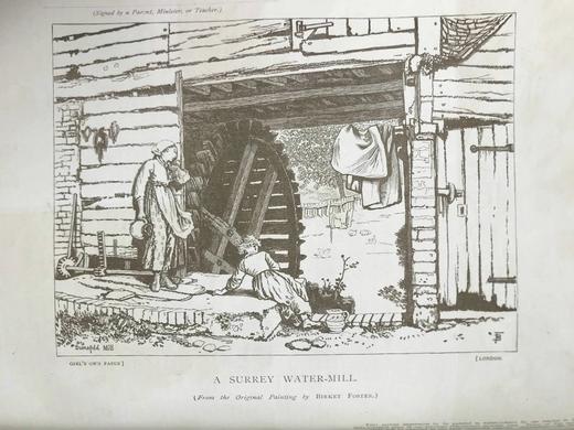 1890年 女孩杂志 数百幅精美插图 漆布精装16开 商品图8