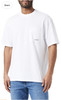 H.B 口袋字母刺绣 宽松圆领短袖T恤 TX373 商品缩略图1