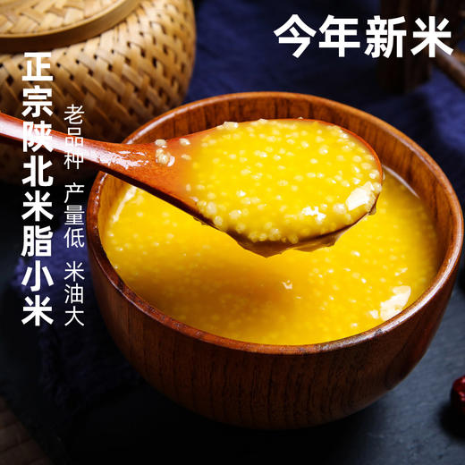 25年10月底收割 米脂黄小米三层米油月子米  农家直供 店铺年年复购口碑款 恒温冷库带壳保存 商品图0