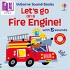 【中商原版】尤斯伯恩发声书 消防车 Lets go on a Fire Engine 英文原版 幼儿纸板书 亲子读物 低幼图画书 进口 游戏玩具书 商品缩略图0