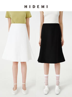 HIDEMI经典款极简小鱼尾立体剪裁设计感中裙半身裙