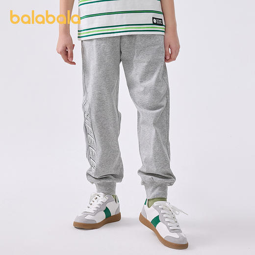 巴拉巴拉童装儿童裤子2025夏季长裤男中大童休闲运动速干舒适柔软 商品图2