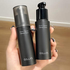 网红同款 定妆喷雾 gellas 柔光雾感水润夏天保湿小黑瓶适合新手