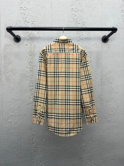 BURBERRY 格纹棉府绸衬衫 商品图1