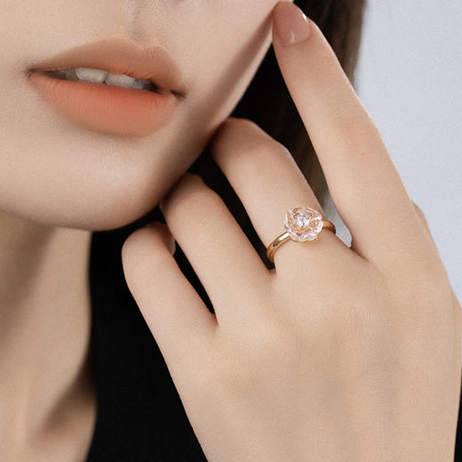 FANCI范琦 绯色玫瑰戒指高级轻奢女单戒 商品图3