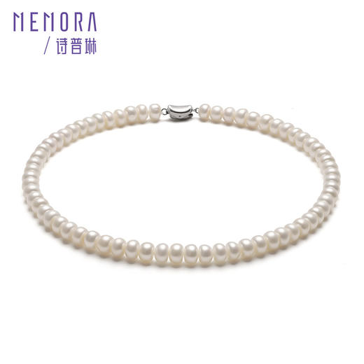 【新品首发】珍珠项链 简约百搭银S925珍珠项链女士礼物MEMORA诗普琳ZNE03701（线上专供） 商品图7