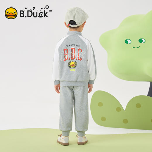 B.Duck小黄鸭童装卫衣套装春季男女童款休闲户外105-150 BF1681025 商品图1