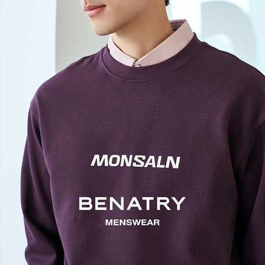 贝纳川字母时尚男士卫衣ECT124002 商品图1