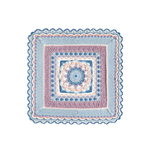 苏苏姐家致悦立体浮雕毯手工diy钩针编织毛线团制作材料包 商品图4