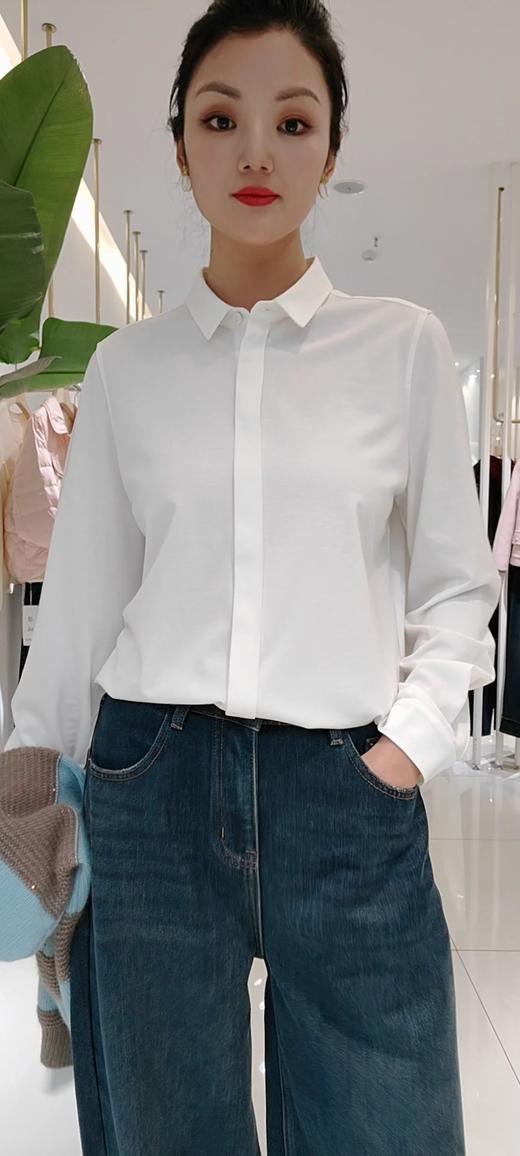 487313小尖领弹力衬衫 商品图2