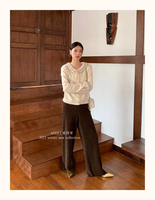 100绵羊毛淑女开衫 商品图1