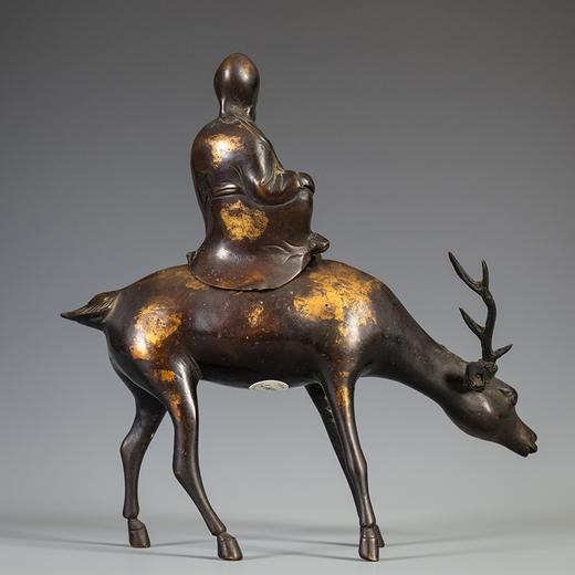 清 铜鎏金寿星摆件 商品图4