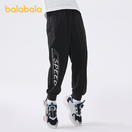 巴拉巴拉童装儿童裤子2025夏季长裤男中大童休闲运动速干舒适柔软 商品图0