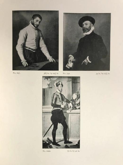 限量1000套！1899年 英国国家画廊图集（全3卷） 数千幅插图 漆布精装大16开 商品图14