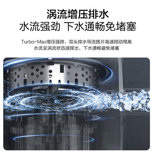 海尔垃圾处理器厨房厨余粉碎机智能全自动直驱变频超五级研磨LD980-B1 商品图6
