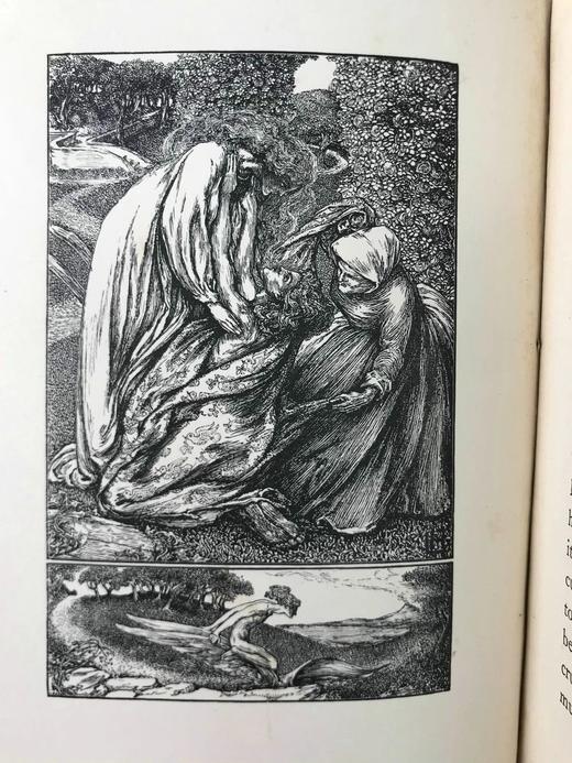 1898年 劳伦斯·豪斯曼《苜蓿地》 豪斯曼兄妹配多幅插图 漆布精装32开 商品图10