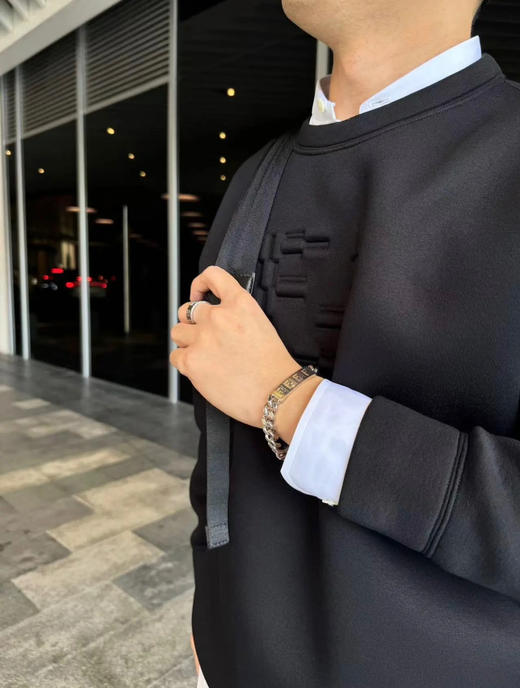 新品Fendi 2024FW 太空棉浮雕卫衣 商品图1