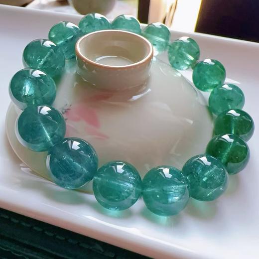 12mm-13mm单圈全蓝碧玺手串 商品图1