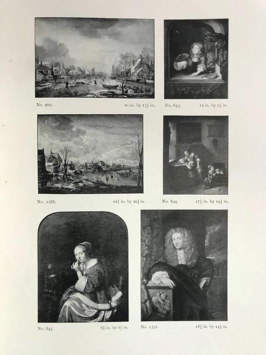 限量1000套！1899年 英国国家画廊图集（全3卷） 数千幅插图 漆布精装大16开 商品图13