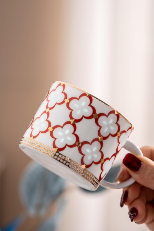 富玉 景德镇陶瓷欧式咖啡杯碟 璀璨咖啡杯碟 商品图3