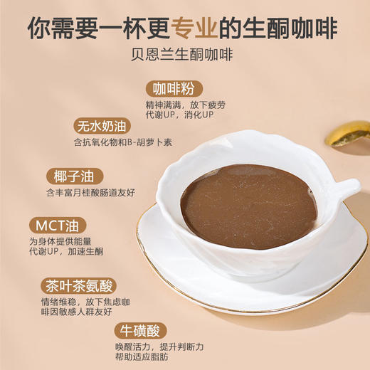 贝恩兰纤维生酮咖啡代餐饱腹原力低碳生酮咖啡官方正品旗舰店 3 商品图3