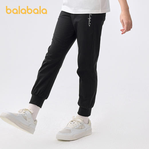 巴拉巴拉女童裤子儿童休闲裤2025夏装新款中大童速干运动洋气长裤 商品图2