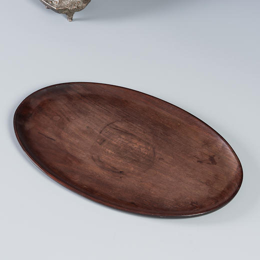 清 红木整挖随形呈盘 商品图3