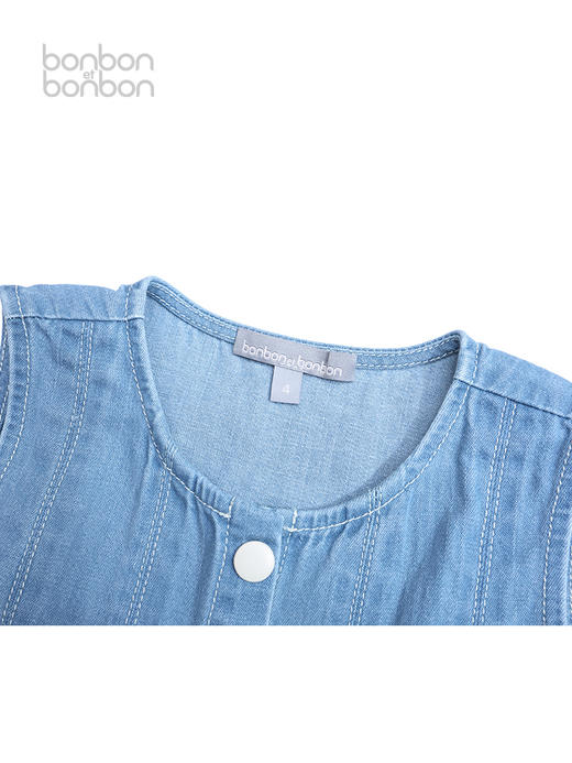 设计感牛仔背心裙 商品图2