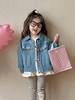 【穿着舒适，贴身合体，无拘谨感】女童牛仔外套 春秋季2025新款 儿童韩版上衣 小女孩洋气衣服 宝宝春装-QQ 商品缩略图0