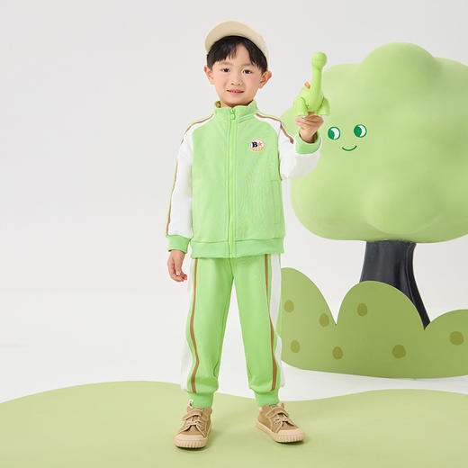 B.Duck小黄鸭童装卫衣套装春季男女童款休闲户外105-150 BF1681025 商品图2