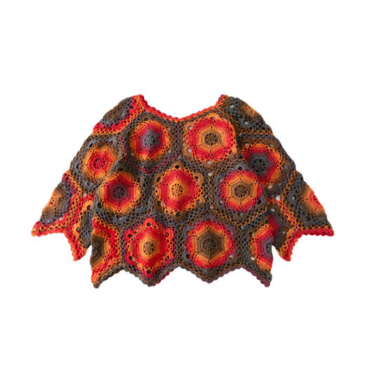 苏苏姐家春晓罩衫手工diy钩针编织羊毛段染毛线团衣服材料包 商品图4