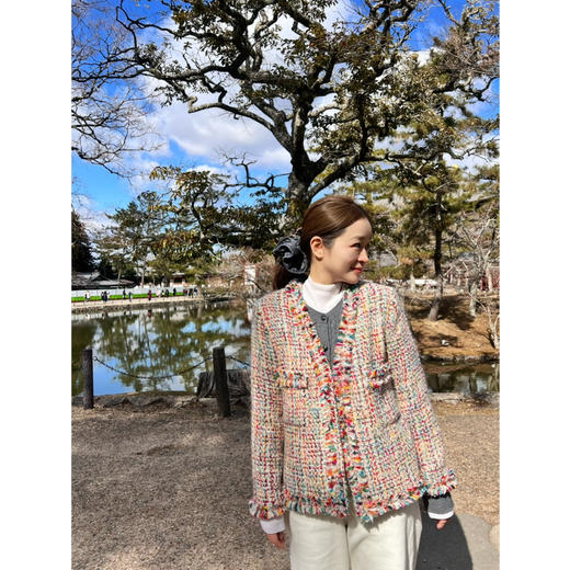 25特价 2502201   羊毛 彩色小香风外套 商品图1