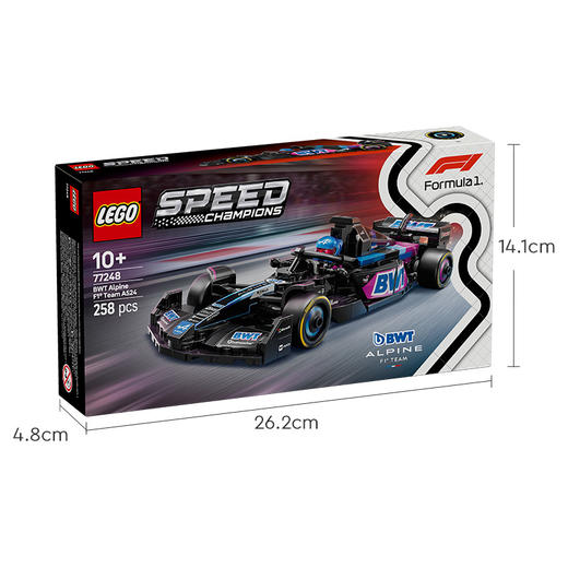 乐高LEGO BWT Alpine F1® 车队 A524 赛车LEGC77248 商品图5