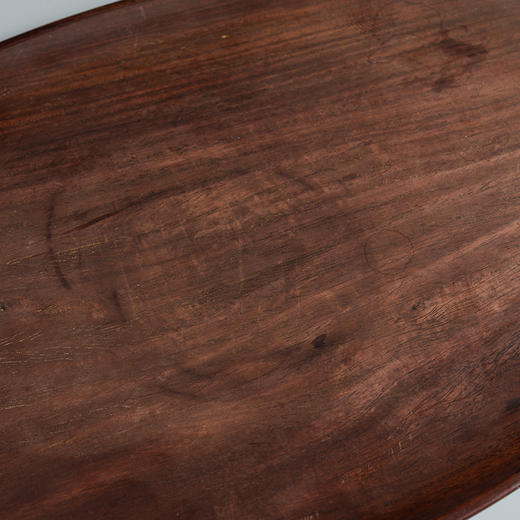 清 红木整挖随形呈盘 商品图2