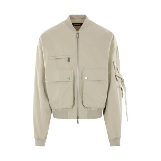 DSQUARED2 男士棉质休闲夹克外套 浅灰色 S71AN0603 S41794 800 商品图0