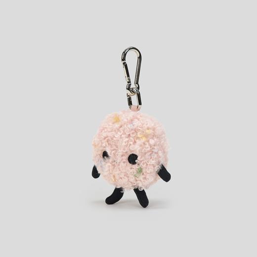 GOODBAI GOODEES彩虹波点印花毛绒钥匙扣 商品图2