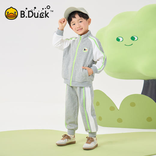 B.Duck小黄鸭童装卫衣套装春季男女童款休闲户外105-150 BF1681025 商品图0