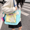 「小众设计款！高颜值」日光欲原创帆布包Y2K少女星星马卡龙小众设计师大容量出游托特包箱包 商品缩略图2
